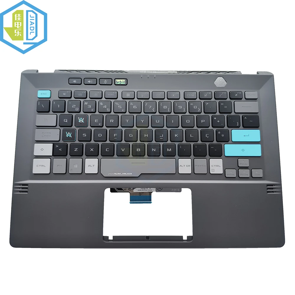 GA401QM Backlit Replacement PO Portuguese FR French GR German BE Belgian CS Czechoslovak Laptop Palmrest For ASUS GA401QM