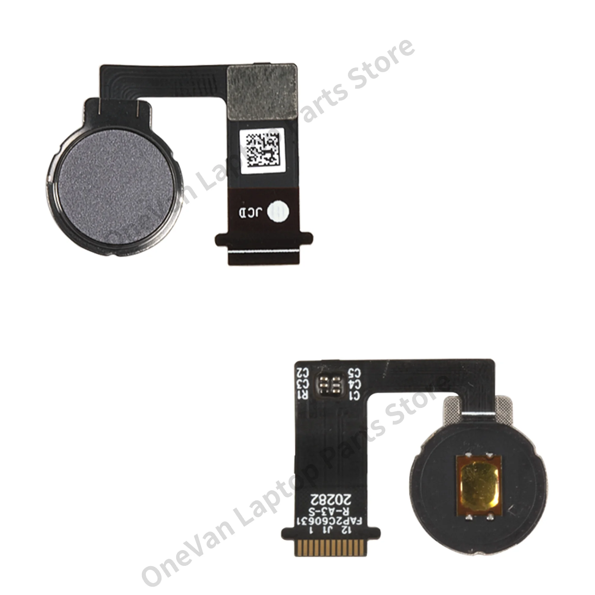 New Home Button For New Power Button For Matebook 13 HNL-WFQ9 HNL-WFP9 WRTD-WFH9/WDH9 Touch ID Sensor Parts Replace Gray/Silver