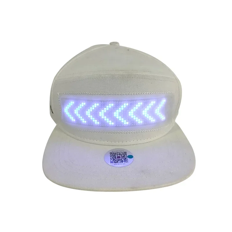 Led Screen Light Up Cap LED Messages Display Hat Bluetooth APP DIY Smart Cap for Costumes Cosplay Party Masquerade