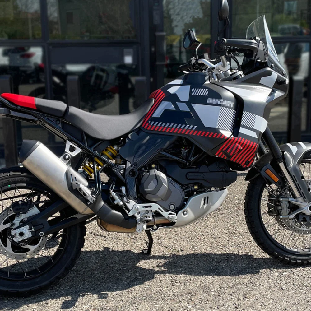 DesertX-Kit de protección de almohadilla de tanque, accesorios de motocicleta, pegatina de resina epoxi de Gel 3D para Ducati Desert X DesertX RR22 2023