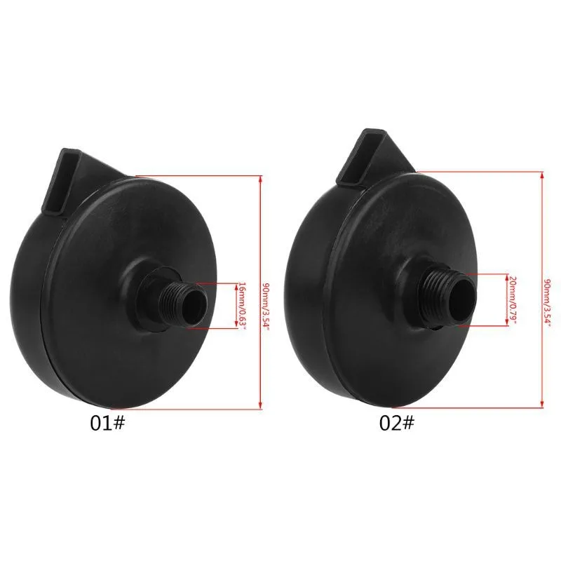 Plastic Male Thread Air Compressor Intake Filter Muffler New Industrial Equipment 16mm 3/8PT New