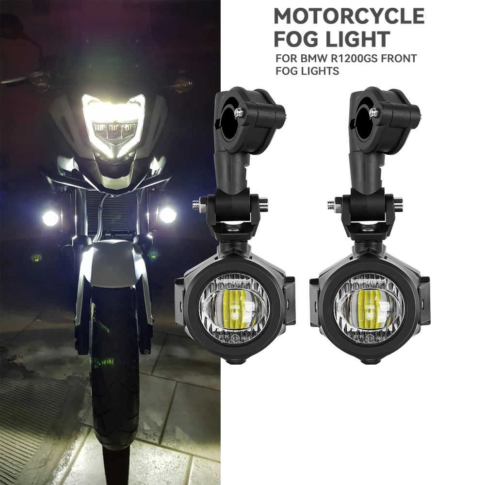 

For BMW R1200GS ADV R1300GS 40W 6000K LED Auxiliary Fog Driving Lights