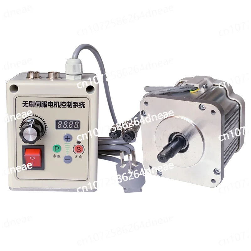 Brushless servo motor 750W permanent magnet, knob speed regulation, belt sander, woodworking machinery, letter saw, lathe drill