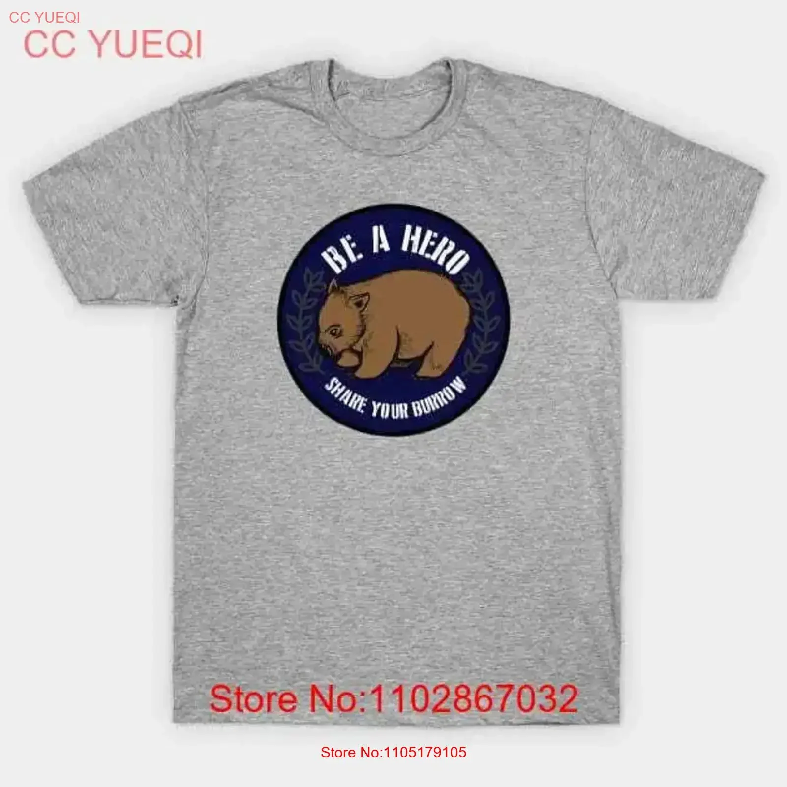 Be A Wombat Hero Australian Wildfire Relief Made in Australia T Shirt S 5XL vintage Washed Comfortable Versatile Stylish