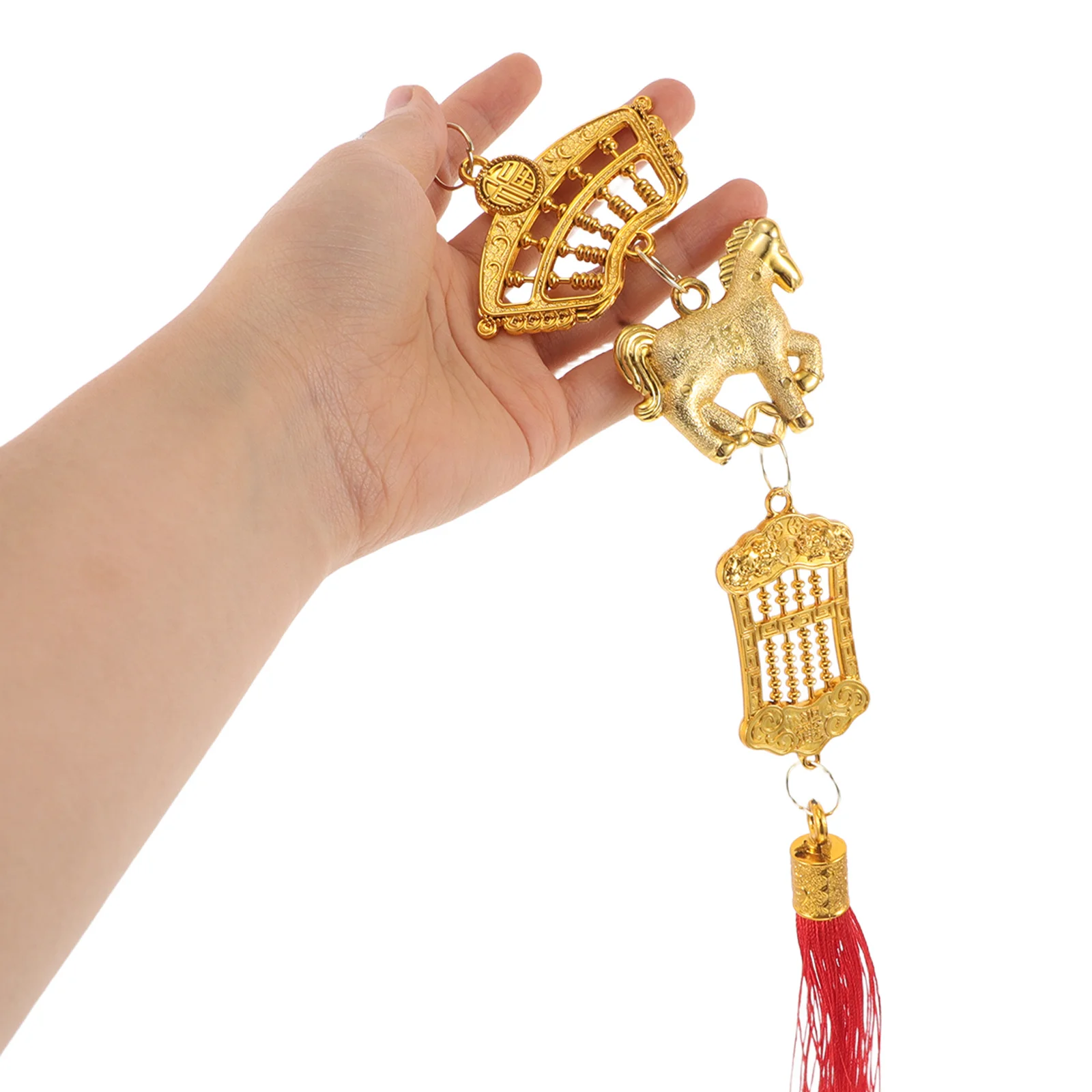 

8Pcs Horse Ornaments Chinese New Year Hanging Decorations Spring Festival Indoor Outdoor Home Lunar New Year Pendants