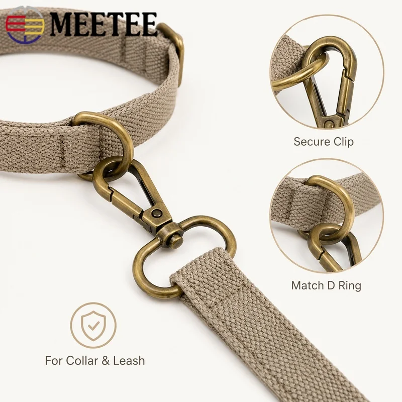10Sets 20-38mm Zinc Alloy D Ring Snap Hook Buckle for Bag Shoulder Strap Pet Collar Leash Connector Replacement Hardware Fitting