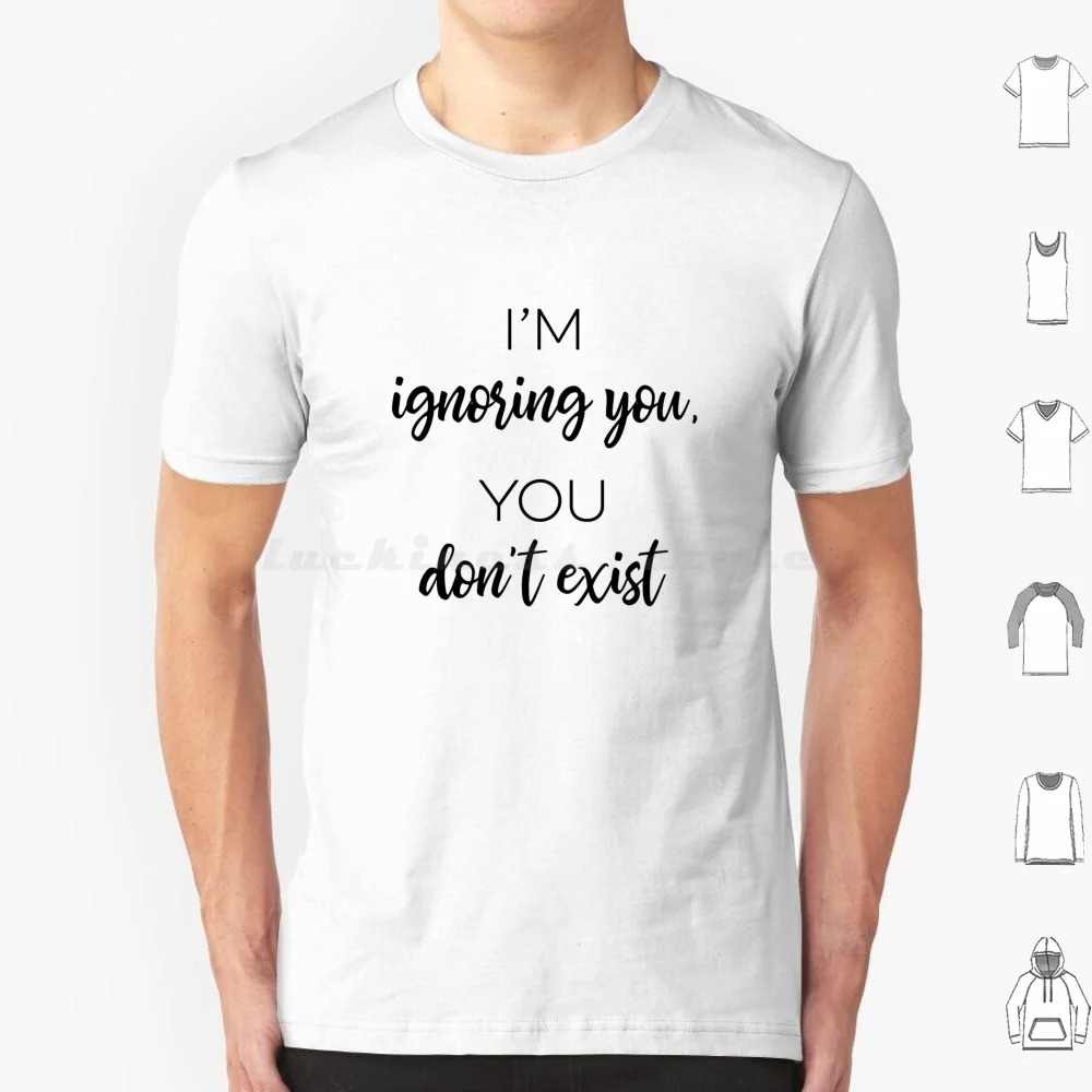 Luke Danes-I' ; M Ignoring You , You Don' ; T Exist T Shirt Cotton Men Women DIY Print Lorelai Gilmore Lorelai Rory Rory