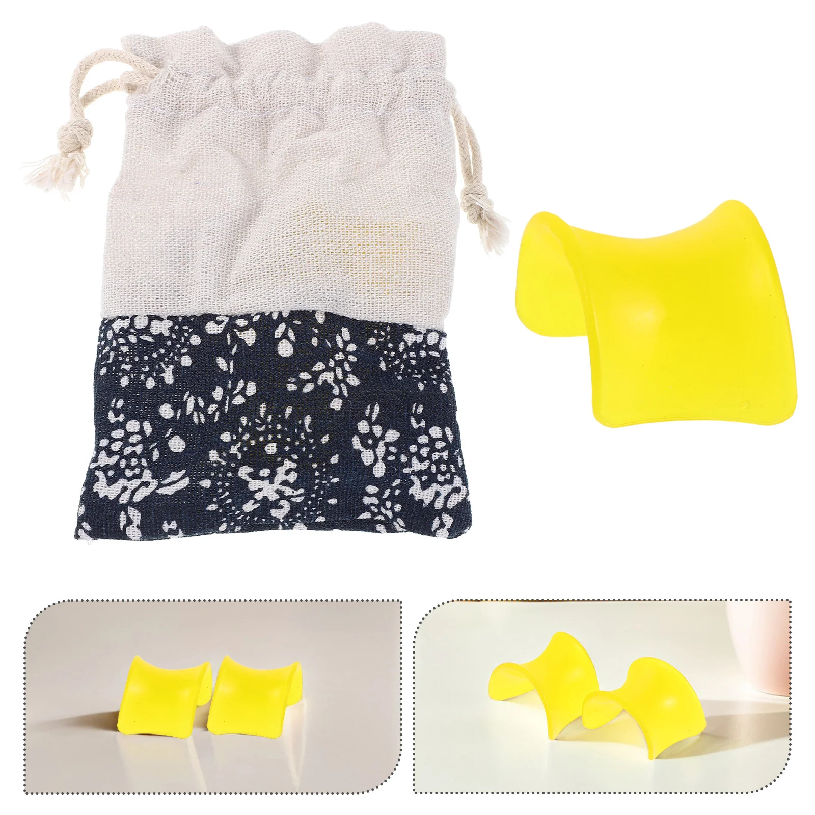 

1Pair Hand Posture Corrector Large Size Light Yellow Kids Piano Finger Trainer Guzheng Finger Strengthener Beginner Practice