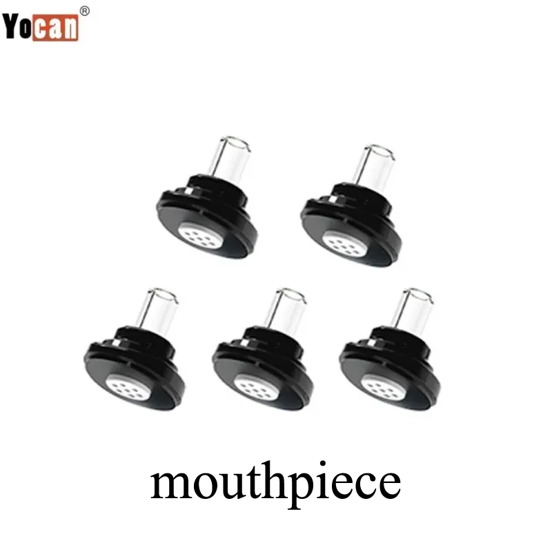 

1-5 шт. Оригинальные сменные мундштуки Yocan Vane & Hit 2, магнитные, с теплоизоляцией, керамические, стеклянные аксессуары