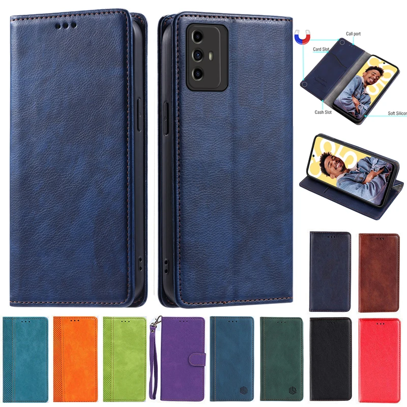 

Phone Shell For ZTE Blade A72 Case Etui ZTE Blade A72 5G Cover ZTE Blade A72s Wallet Flip Leather Coque ZTE A72 A 72 BladeA72 5G