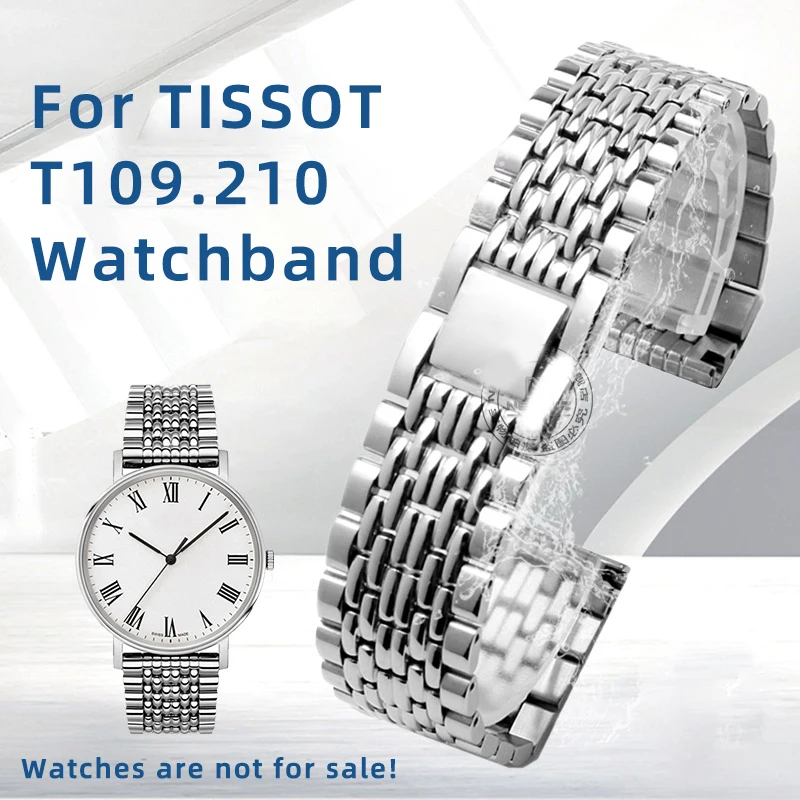 

Цепочка для часов TISSOT 1853 Everytime T109.610 T109.407 металлическая, 19 мм 21 мм