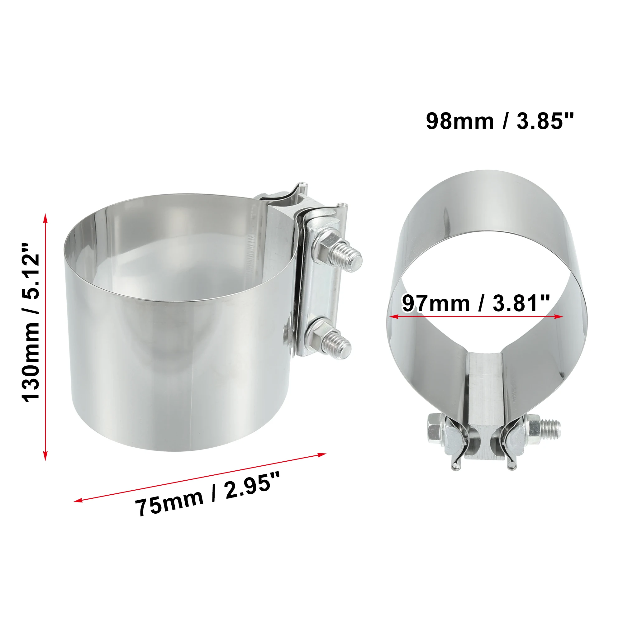 Uxcell 1-2ชิ้น2นิ้ว2.5นิ้ว3นิ้ - Pipe Clamp Bar บทวิจารณ์และราคา