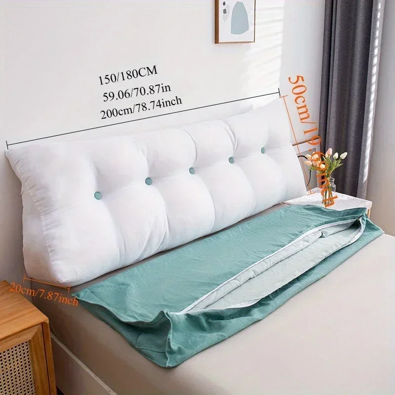 

Triangular pillow, large bedside cushion, removable tatami sofa pillow