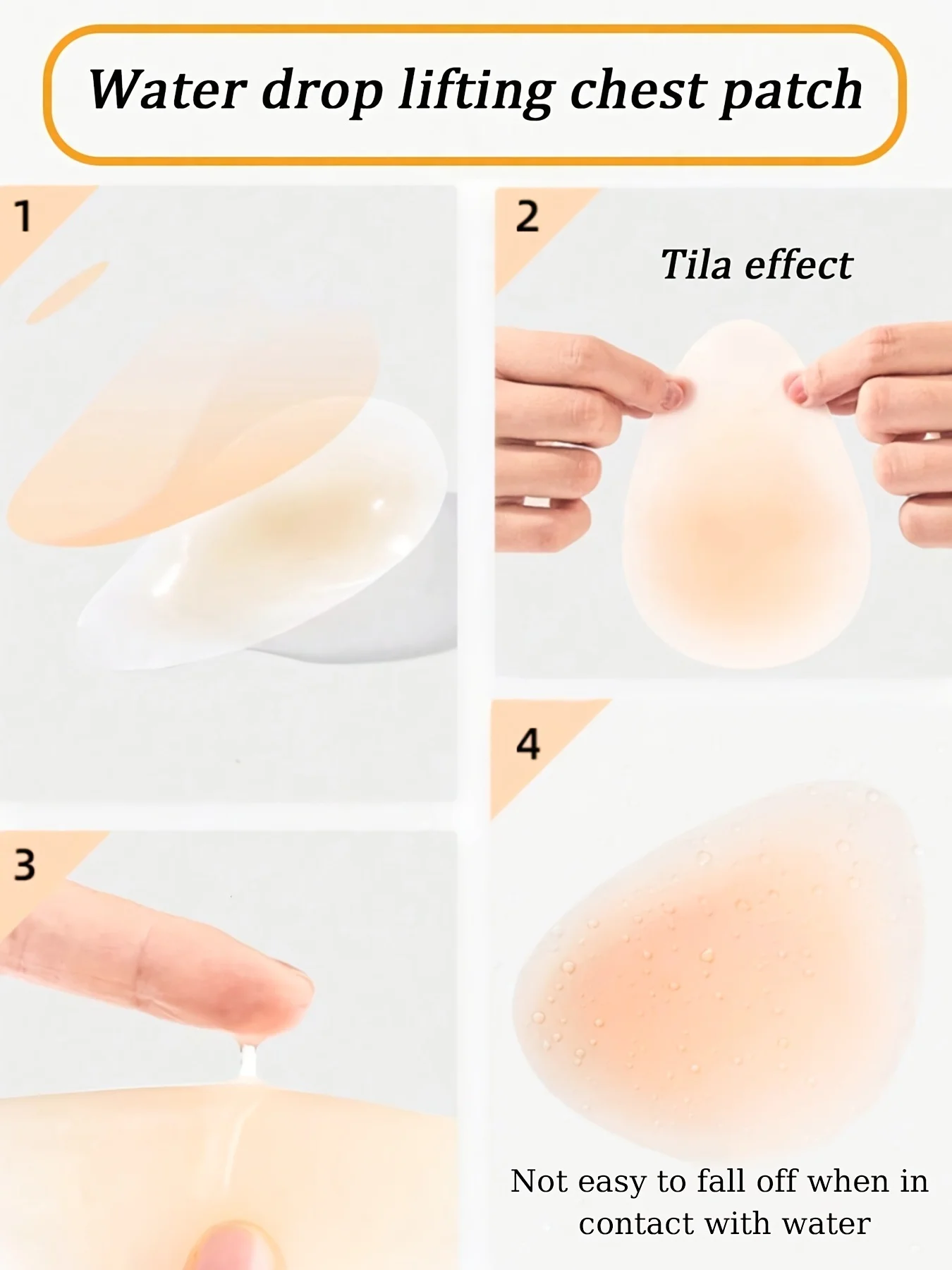 1pairs Invisible Self-Adhesive Nipple Covers, Anti-Friction Washable, Perfect for Summer Swimwear, Beach, Pool & Daily Wear