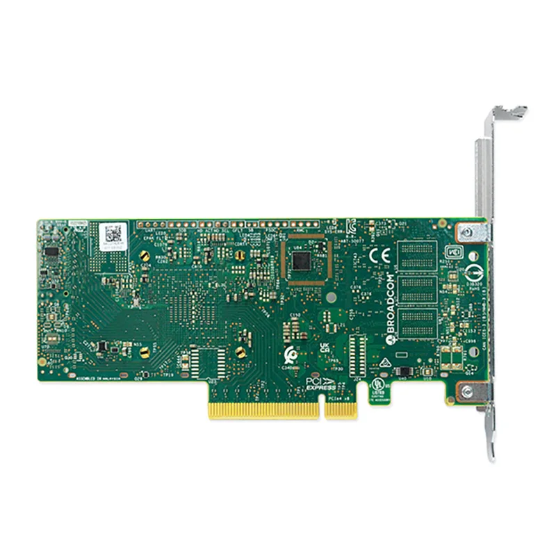 Broadcom LSI 9500-8i SAS/SATA/NVMe HBA Controller Card PCIe 4.0 x8 12Gb/s 8-Port SFF-8654 IT Mode