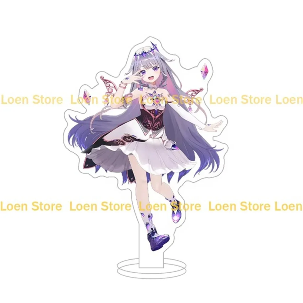 Hot Anime YouTuber Hololive Vtuber Acrylic Stand Model Figure Cosplay Plate Holder Topper Christmas Desk Decor Plate Gift 15cm