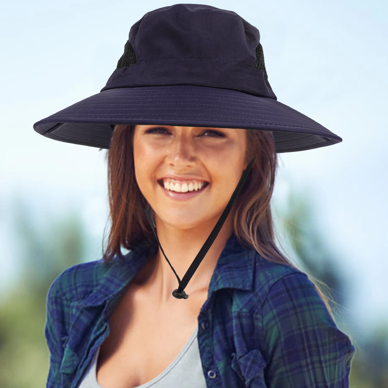 

Sun Protection Bucket Hat Wide Brim Quick Dry Breathable Nylon Mesh for Women Men Outdoor Fishing Hiking Camping Hunting