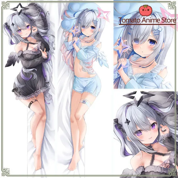

Anime Game Hololive Amane Kanata Dakimakura Hing Body PillowCase Cushion Otaku Bed Linings Xmas