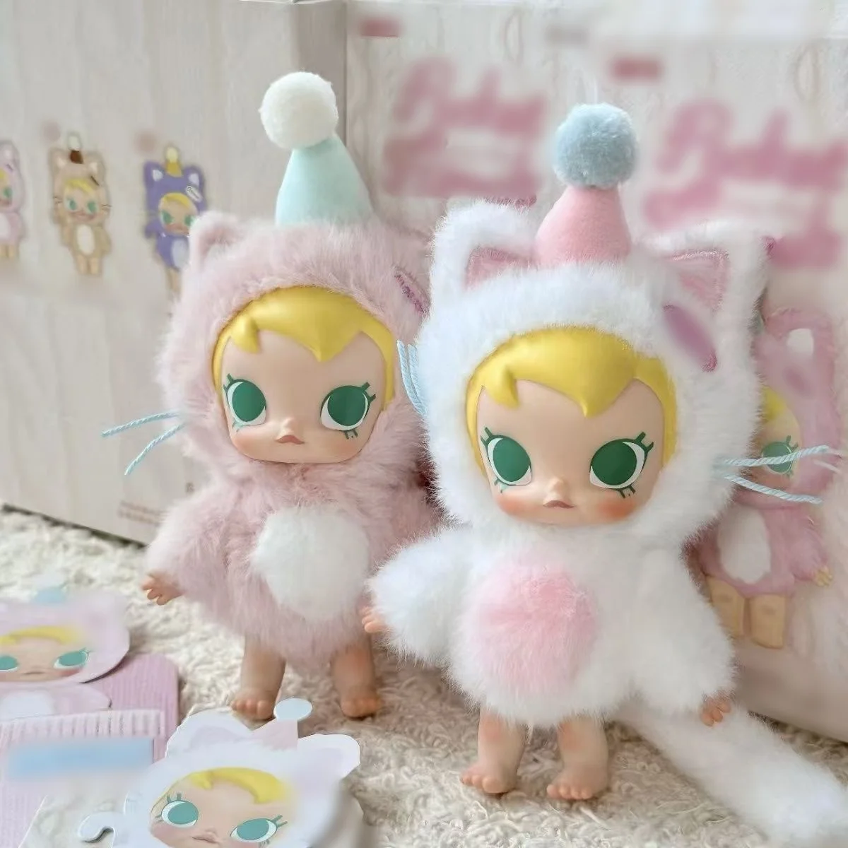 

The Latest Baby Molly Hot Pocket Friend Super Cute Plush Pendant Doll Blind Box Figure Anime Toy Gift Good Friend Ornaments