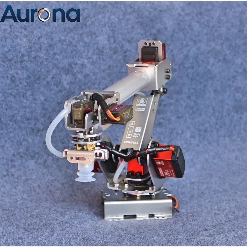 【Industrial】6 Axis Robot Arm With 6pcs Servos For Arduino Robotic Arm Model Multi-Axis Manipulator Robot Model
