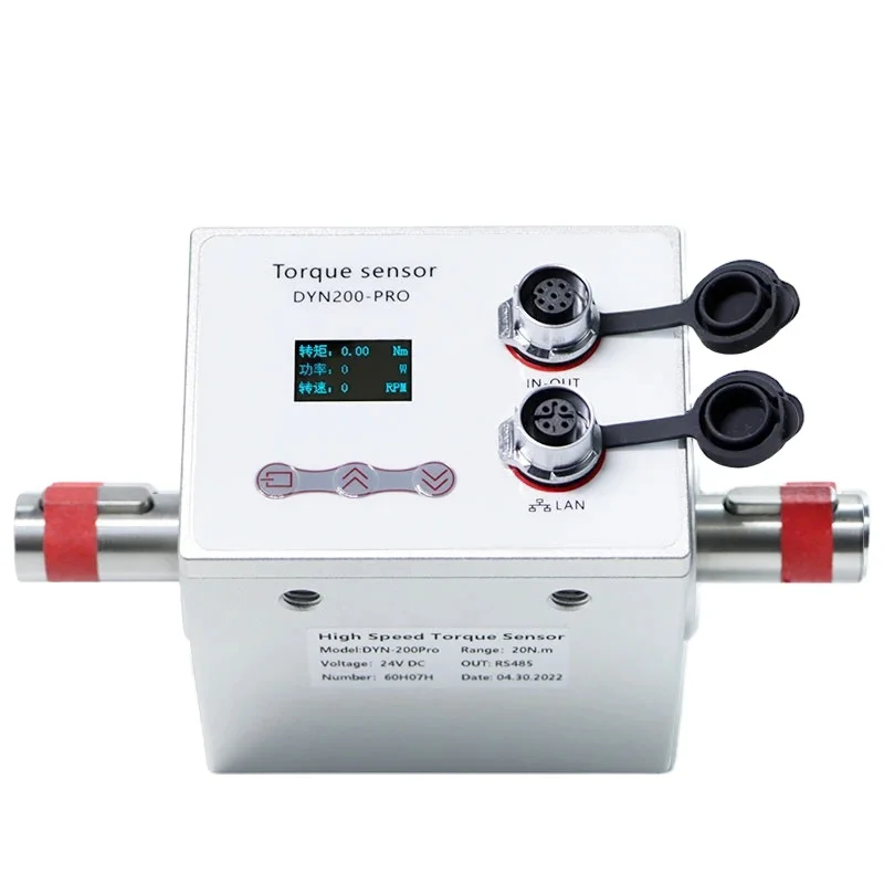 

Dynamic Rotary Torque Sensor for Shaft Torsion Force Testing Big Range 0.1-20000Nm Featuring Slip Rings Force Sensors Load Cells