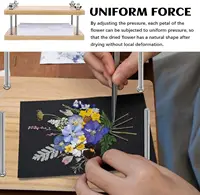 Wooden Book Press, Binding Tool, Flat Paper Press Machine for Desktop DIY Greeting Cards Labels 6