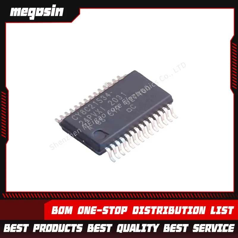 1PCS/LOT  CY8C21534-24PVXI CY8C21534 SSOP28 Microcontroller chip