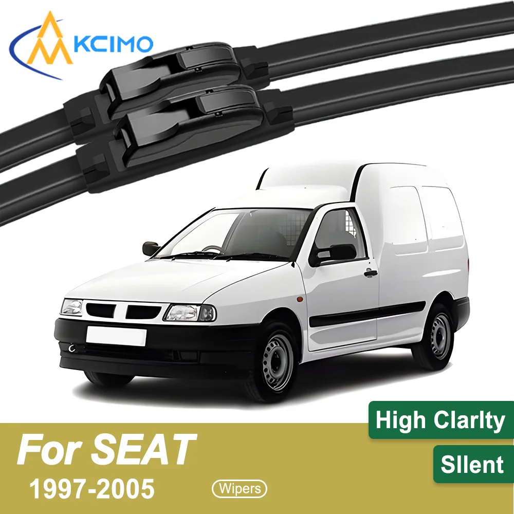

Crystal Clear Driving 2PCS Windshield Wiper Blades for SEAT Inca 9K 1997-2005 All-Weather Reliability Durable & Safe