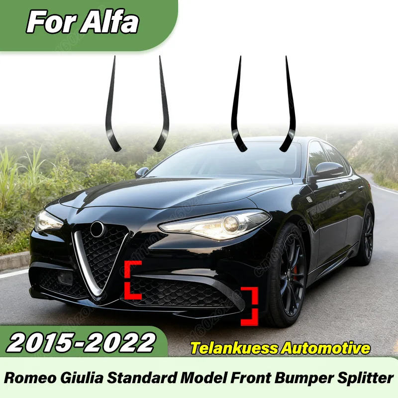 

Для Alfa Romeo Giulia (стандартная модель) 2015-2022 годов: Комплект для модификации кузова — передний бампер с воздуховодами (Air Knife)