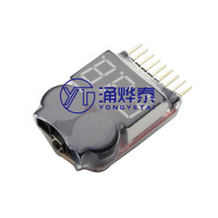 Clearance Sales 1S-8S Battery Voltage Meter Tester Lipo Monitor Buzzer Alarm for RC Model Airplane Helicopter FPV Drones DIY