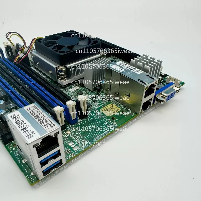 Supermicro X10SDV-4C-TLN2F Main Board NAS Synology ITX Server Flying Bull D1521 Dual 10 Gigabit 1581