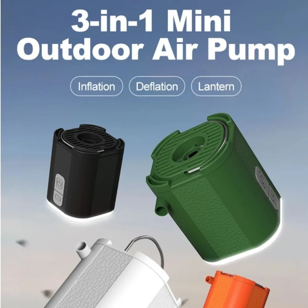 High Quality Electric Inflation Mini Air Pump Easy Use Lighting in Night GIGA PUMP TINY 3-in-1 Mini Pump Mini Inflatable Pump