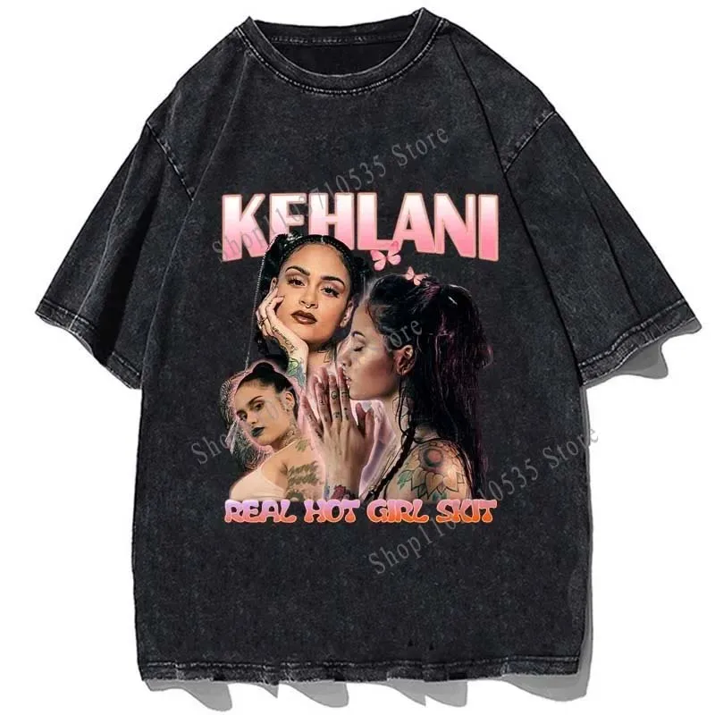 Rapper Kehlani Graphic T-shirt High Quality Cotton Tshirt Men Loose Short Sleeves T Shirt Male Oversize Streetwear Tees Tops