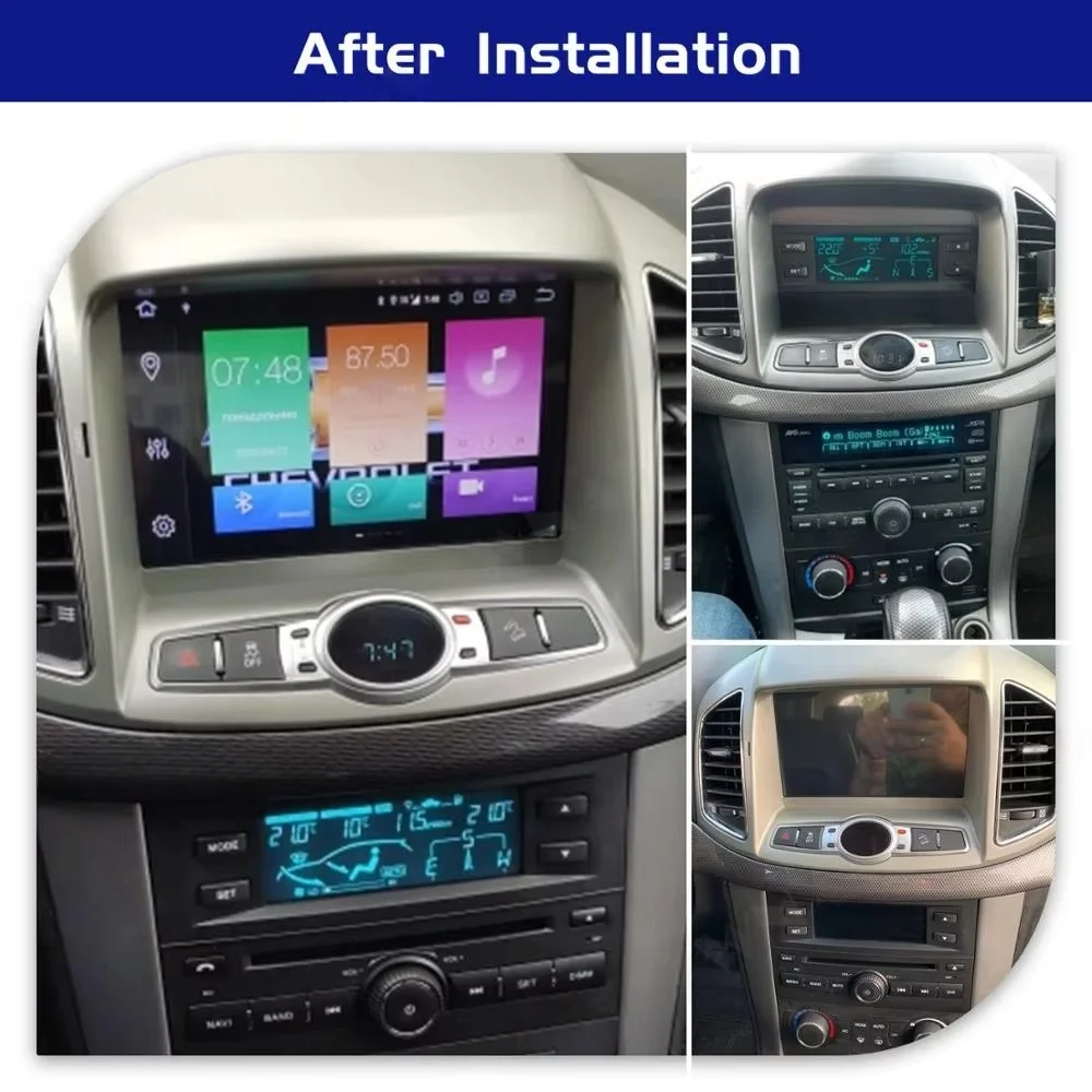 Wireless CarPlay Android14 GPS For Chevrolet Captiva 2012 2013 2014 - 2017 Auto Radio Receiver Stereo Multimedia Player Unit DSP