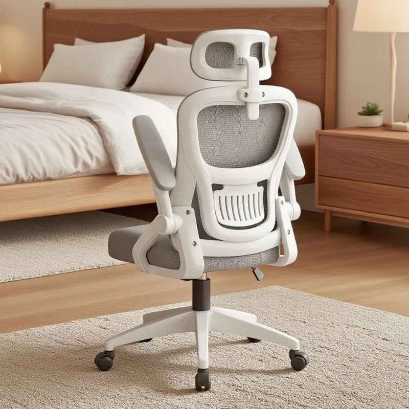 كرسي مكتب مريح قابل للتعديل مسند الذراع كرسي داعم للفقرات القطنية شبكة مسند الظهر قطب كرسي دوار Bureaustoel المنزلية مكتب المورد