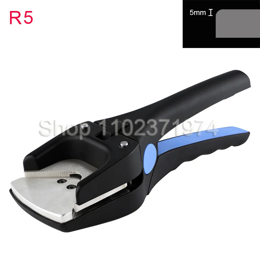 Imagem -05 - Handheld Pvc Card Photo Corner Rounder Puncher Cortador Redondo Máquina de Chanfro r3 r5 R10 Raio mm mm 10 mm