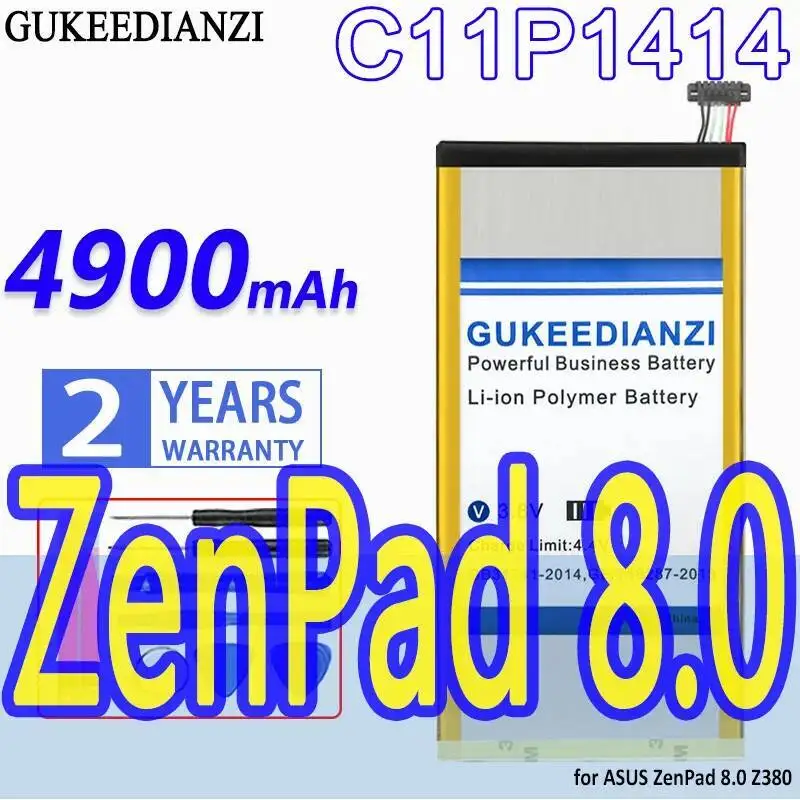 

Reliable Replacement Environmentally Friendly 4900Mah For Asus Zenpad 8.0 CB81 Z380 Series Tablet Battery C11P1414