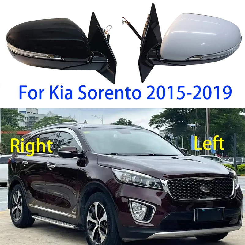 

Для Kia Sorento 2015-2019 автомобильные детали 10-контактный блок зеркала заднего вида в сборе OEM: 87610/20-C5/C6000 87610/20-C5/C6010AS NEN 1 шт.