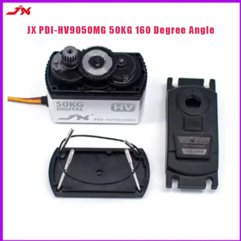 JX PDI-HV9050MG 50KG 160 Degree Angle High Precision Metal Gear Digital Standard Servo Motor Robot UAV Hobby Education