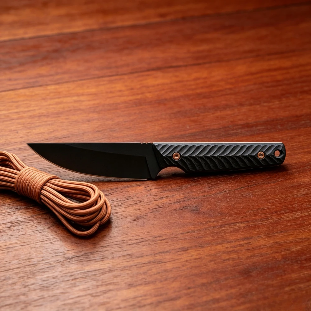 Cuchillo Recto Portátil para P - Camping Cooking Knife With Sheath reseña y precio