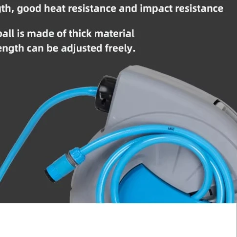 

Retractable Garden Hose Reel Super Heavy Duty Any Length Lock Slow Return System Wall Mounted And 180 Deg Swivel Bracket Outdoor