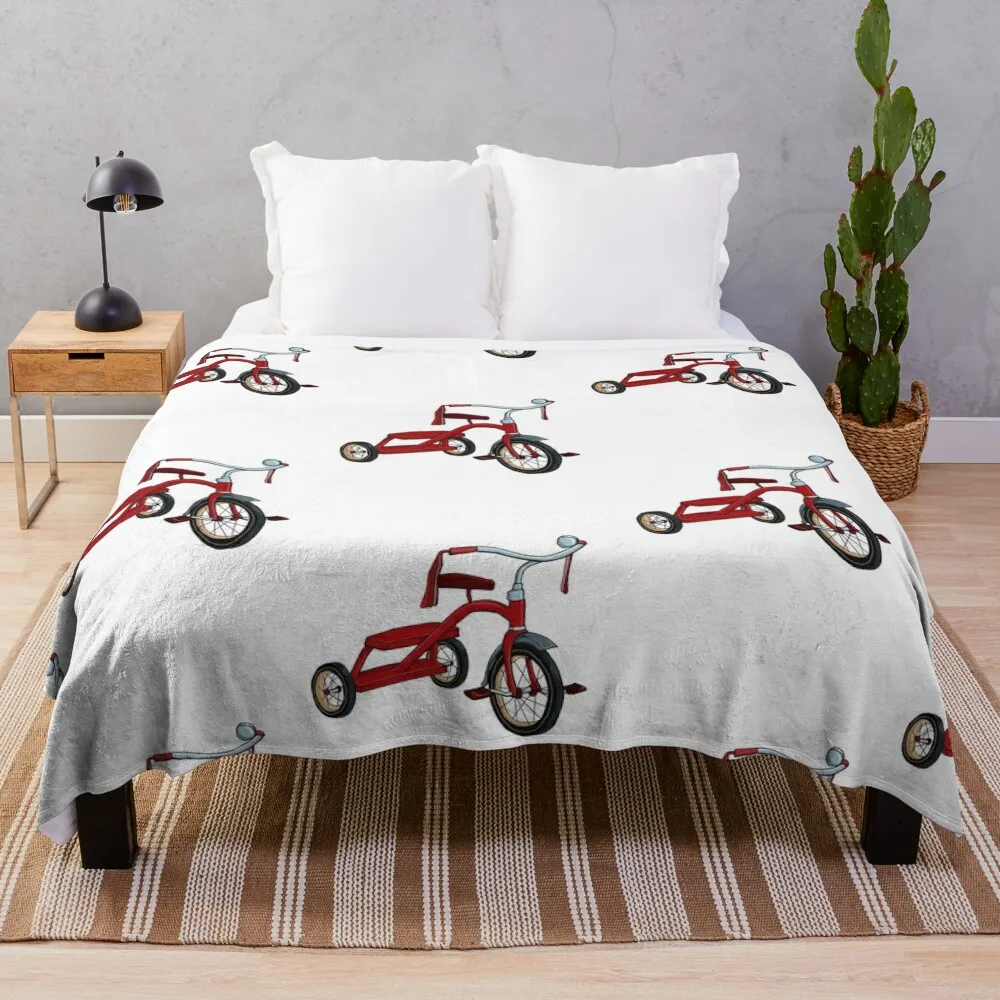 vintage tricycle Throw Blanket Luxury Throw Sofas warm for winter Blankets