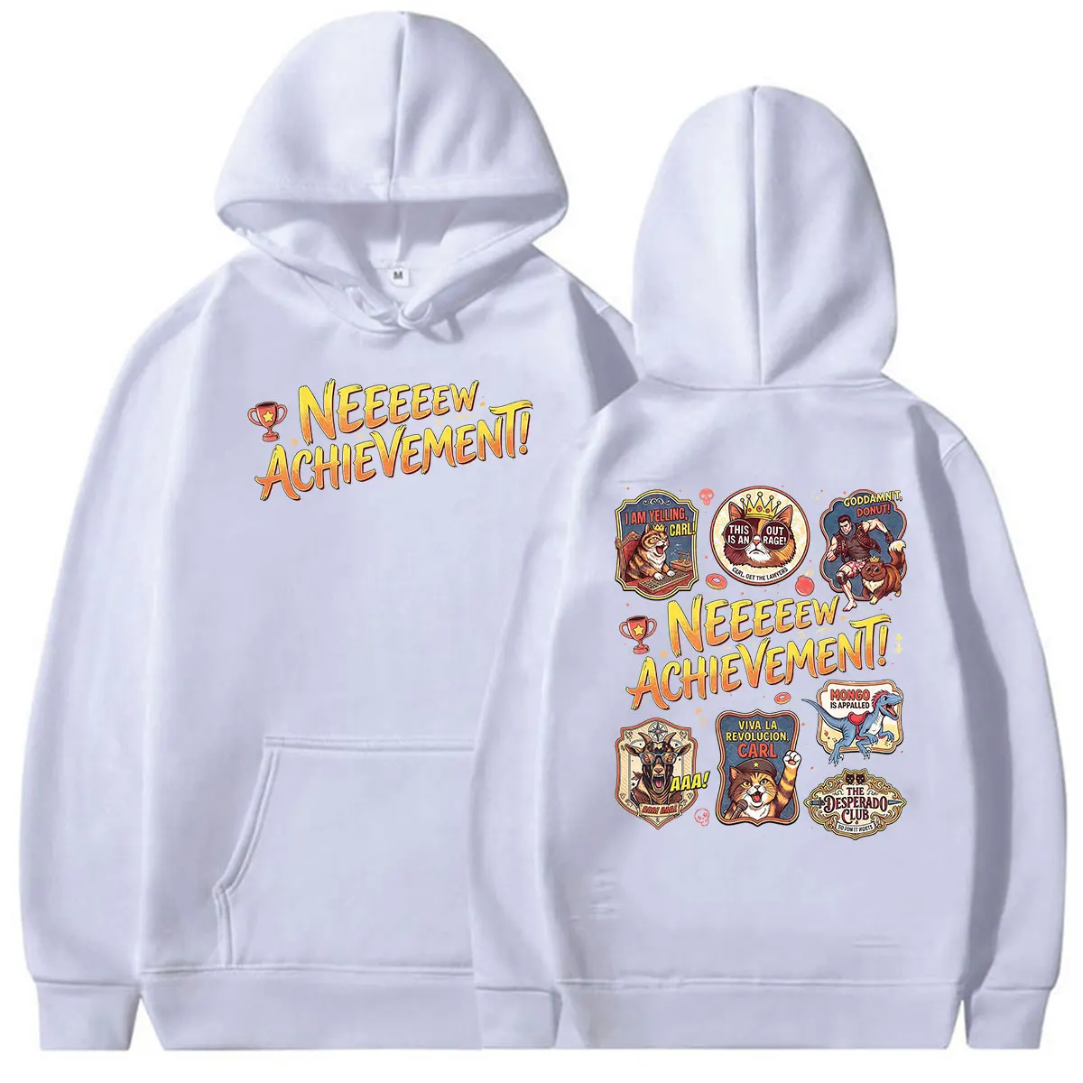 New Achievement Dungeon Crawler Carl Hoodie Princess Donut Fans Gift Pullover Sweatshirt Men Women Long Sleeve Oversized Hoodies