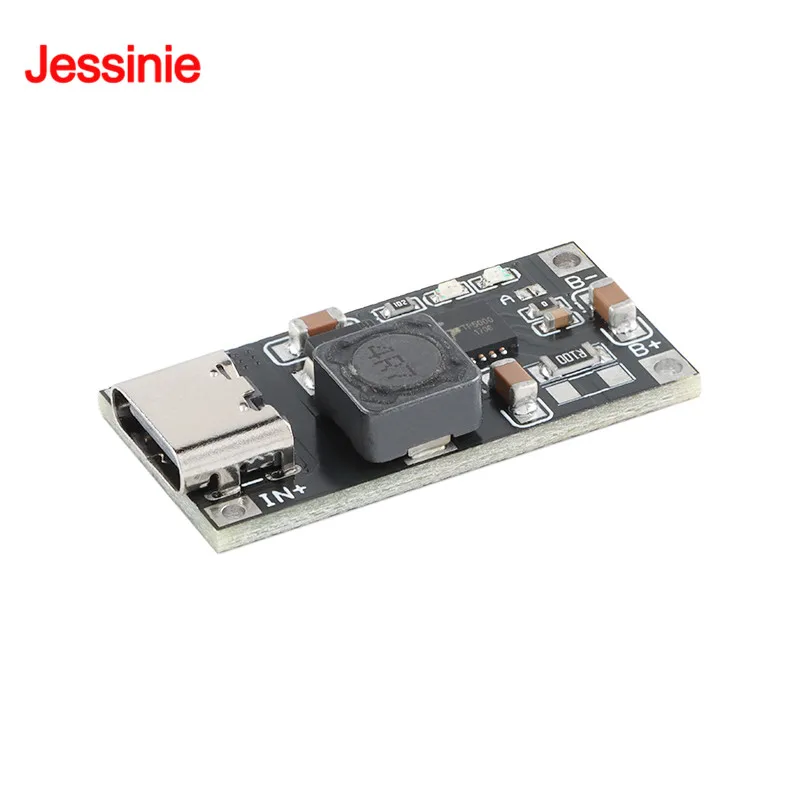 5pcs/1pc TP5000 Charging Management Power Supply Module Board 4.2V/3.6V 1A Single and Double Lithium Batteries TYPE-C Interface
