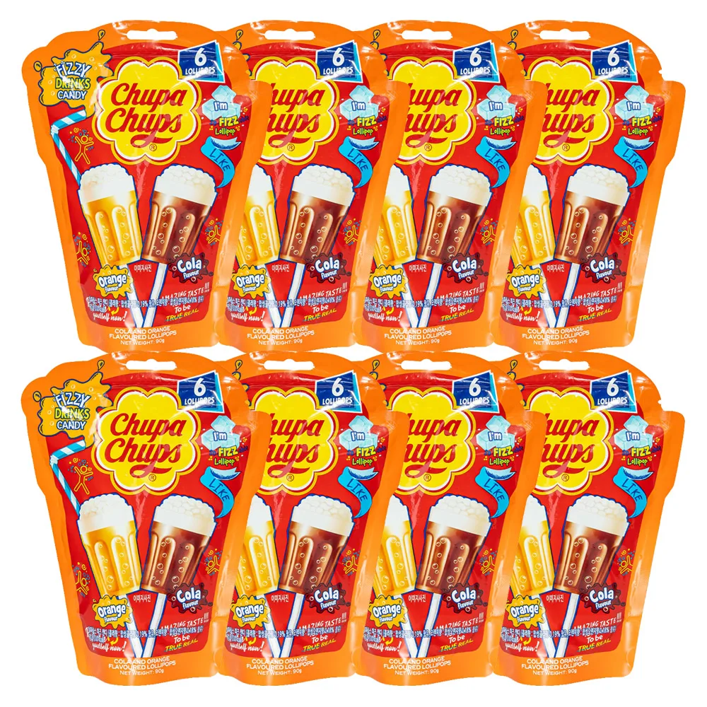 Chupa Cold Fizz Candy 6 ratones X 8 BANDES
