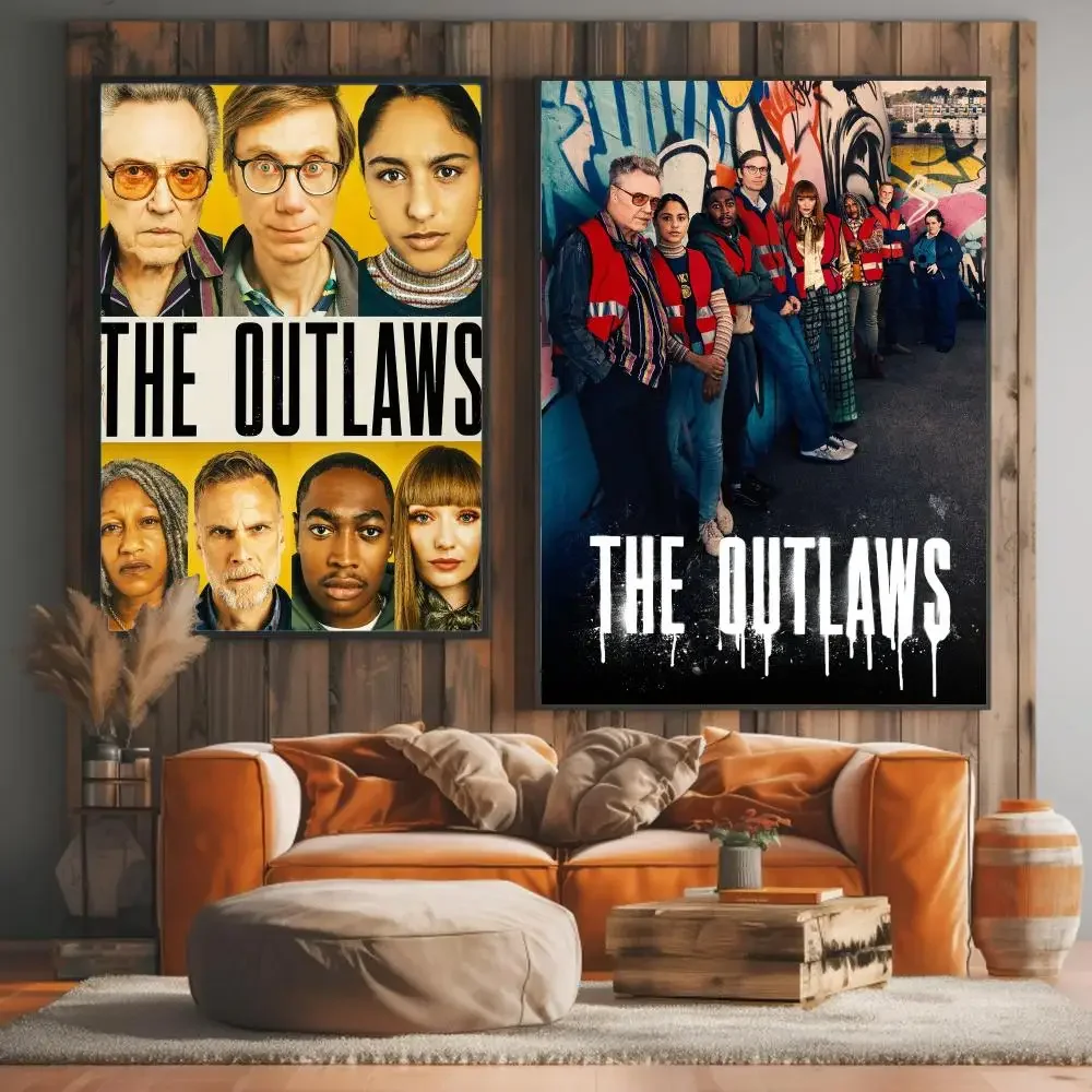 tv series T-The Outlaws-S Painting Calligraphy Elegant Botanical Decor for Living Room Modern Interior Design