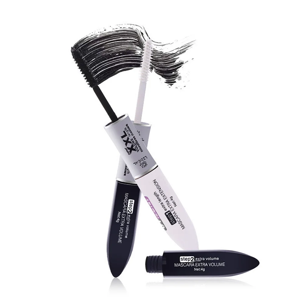 

Double-Ended 3D Fiber Mascara Natural Long Waterproof Curling Lash Makeup Eyelashes Mascara Eye Lash Fibers
