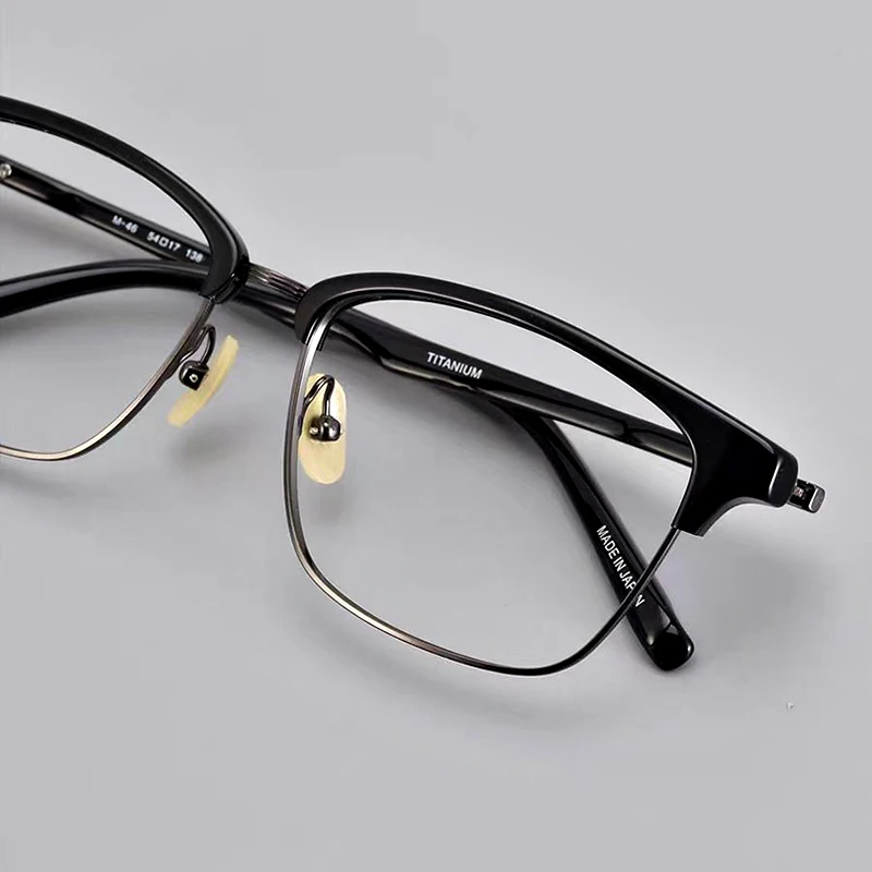 Tortoiseshell frame high quality men's glasses Fashion reading glasses Personality titanium acetate frame myopia optical glasses