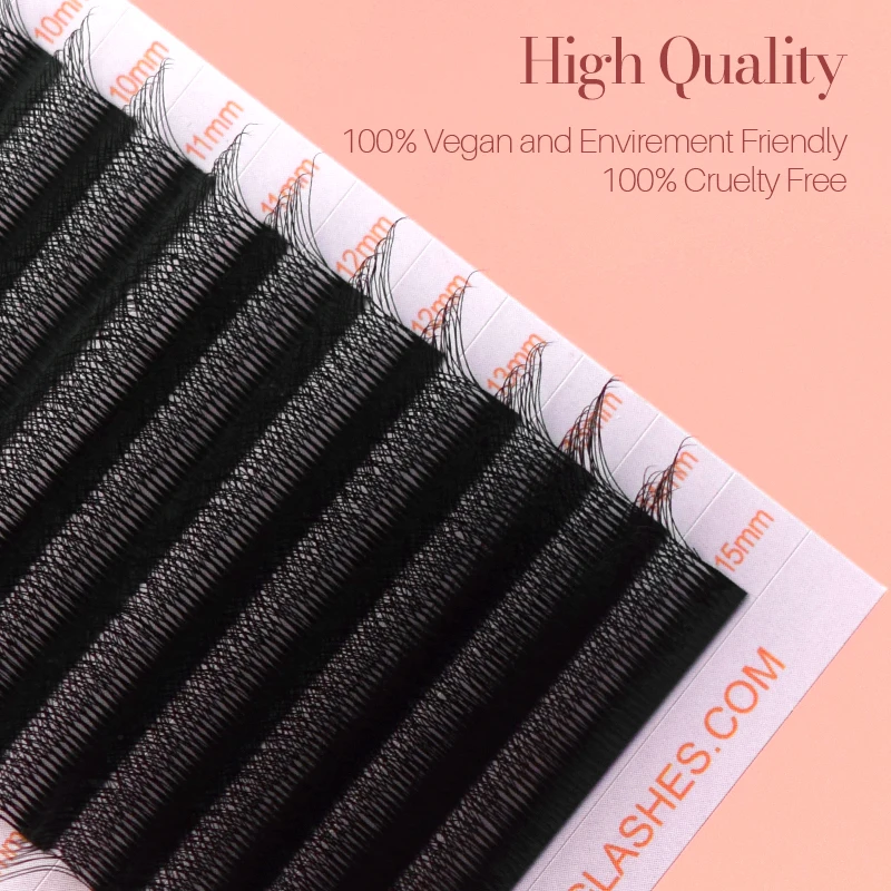 Songlashes  4D/5D/6D W Shape lashes  Premade Fan Lash Extensions 0.07 C/D Curl Natural Soft High Quality Idividual Lashes