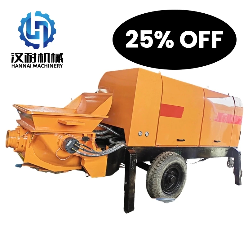 Efficient Concrete Pump Mini Diesel Concrete Delivery Pump Construction Machinery Factory Price Concrete Mixer With Pump new2025